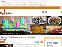 Tablet Screenshot of mykitchenmagazine.com